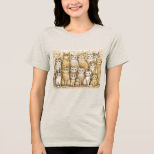 calming cats Tri-Blend Shirt