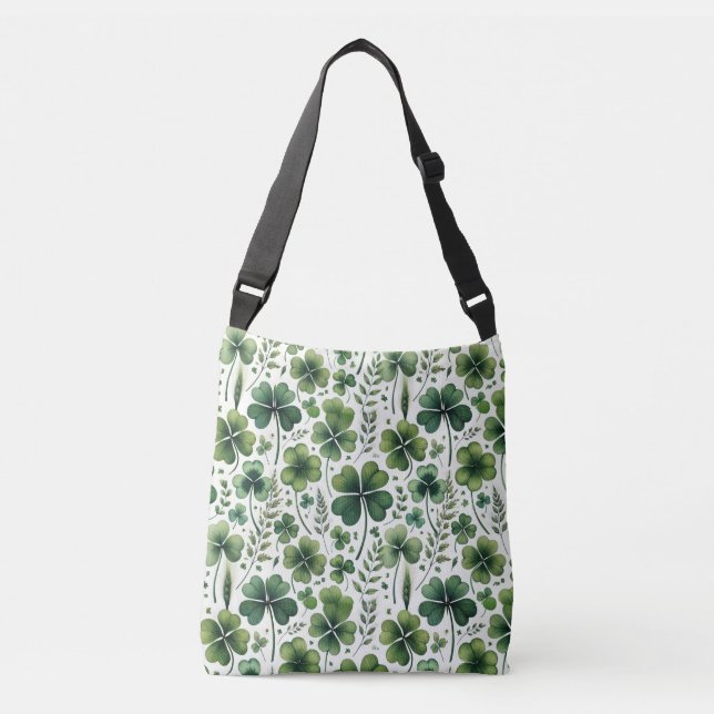 Calming Clovers Crossbody Bag (Front)