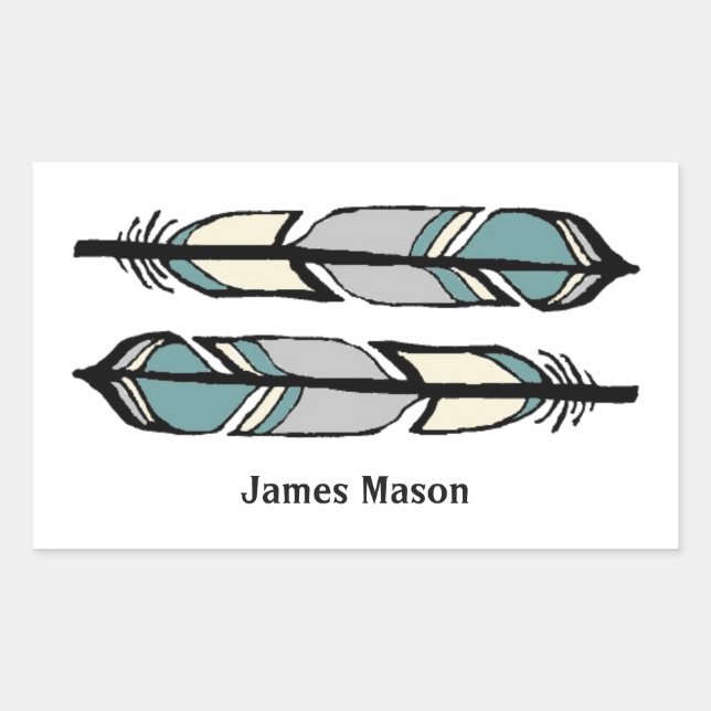 Calming Feathers Stickers (Front)