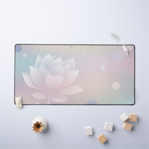 Calming & Functional Lotus Desk Mat