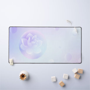 Calming & Functional Lotus Desk Mat 