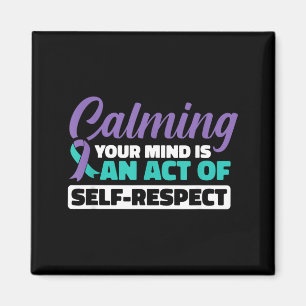 Calming Mind Mental Health Awareness Prevent Magnet