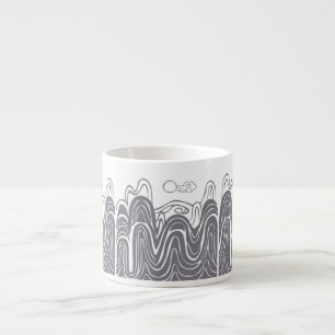 Calming Mountain View Espresso Cup