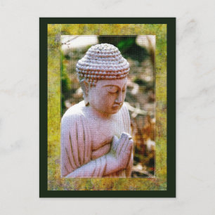 Calming Praying Buddha Postcard
