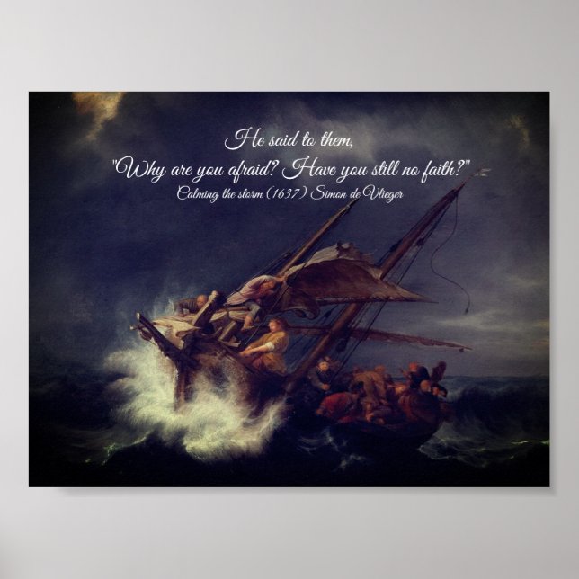 Calming the Sea Poster (Front)