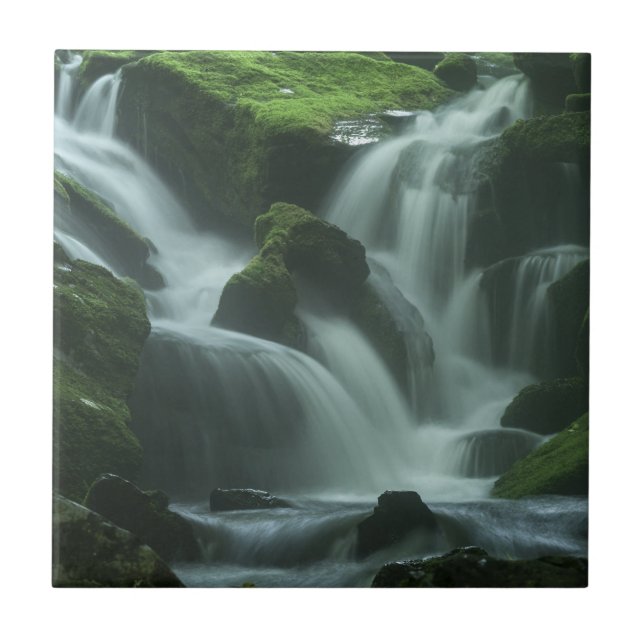 Calming Waterfall Ceramic Tile (Front)