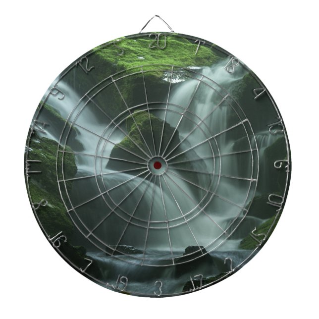 Calming Waterfall Dartboard (Front)