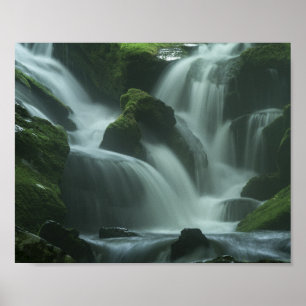 Calming Waterfall Poster
