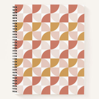 Calming wavy pattern notebook