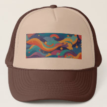 Calming, Whimsical, Abstract Hat