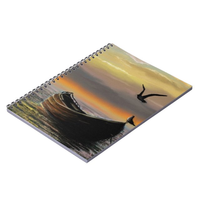 Calmness - Watercolor Notebook (Left Side)