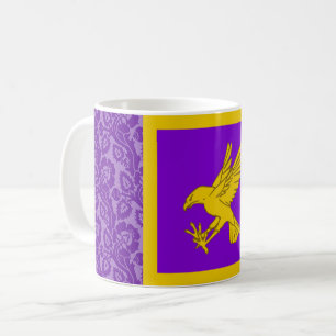 Calontir populace badge coffee mug
