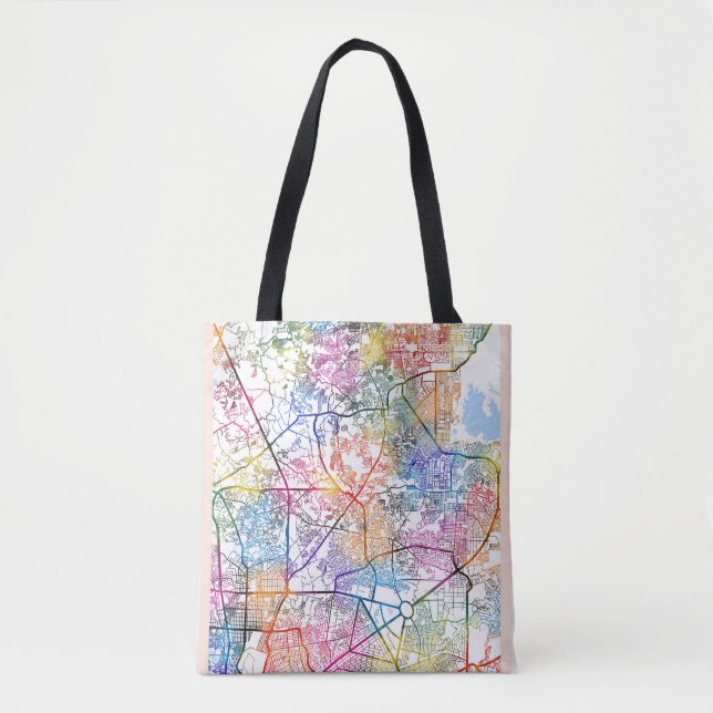 Caloocan Philippines City Map Tote Bag (Front)