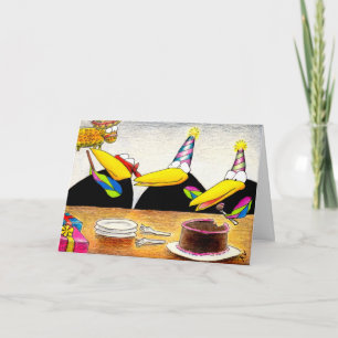 Calorie Tips for Birthday Crows card
