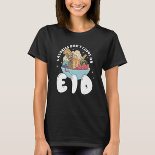 Calories Don't Count On Eid Muslim Kids Eid Al Fit T-Shirt