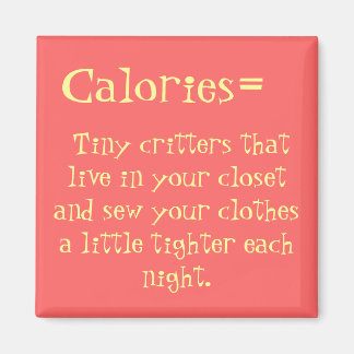 Calories Fridge Magnet