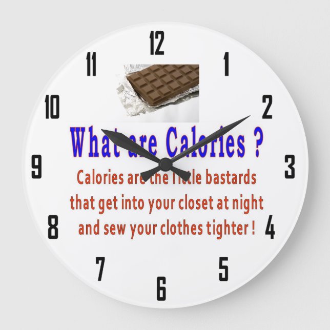 CALORIES WALL CLOCK (Front)