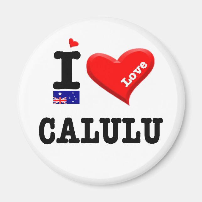 CALULU - I Love Magnet (Front)