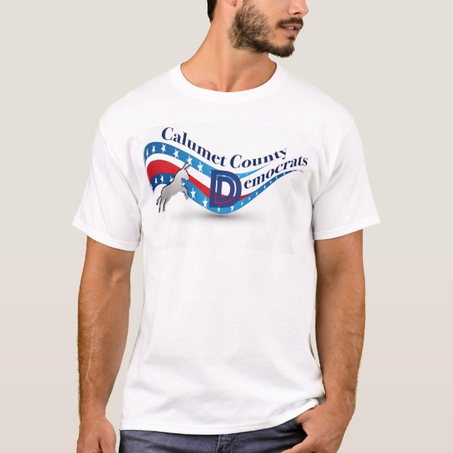Calumet County Democrats - Men's t-shirt * (Front)