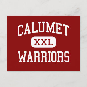 Calumet - Warriors - High School - Gary Indiana Postcard