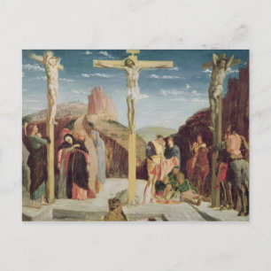 Calvary, after a painting by Andrea Mantegna Postcard
