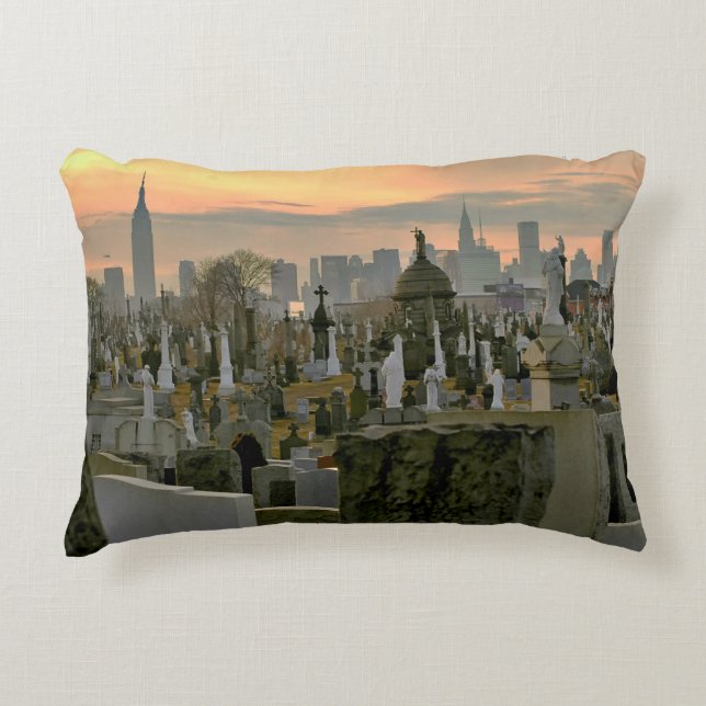 Calvary Cemetery, Queens, New York Decorative Cushion (Front)