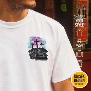 Calvary Golgotha it is finished Modern Christian T-Shirt