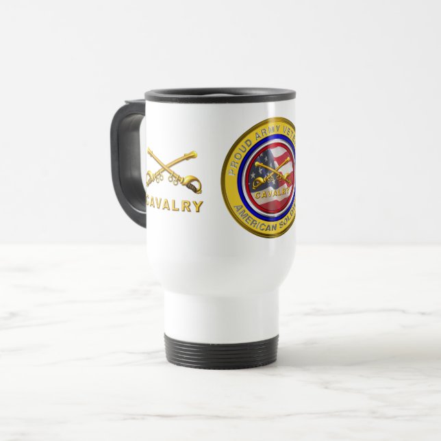 Calvary Veteran  Travel Mug (Front Left)