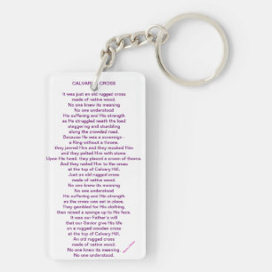 Calvary's Cross Keychain