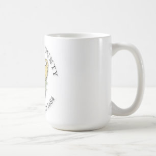 Calvert county seal coffee mug