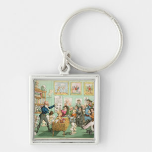 Calves' Heads and Brains; a Phrenological Key Ring