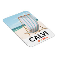Calvi Corsica Travel poster