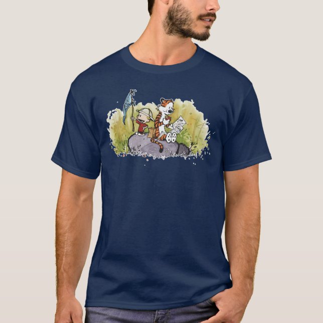 Calvin And Hobbes Nostalgia T-Shirt (Front)