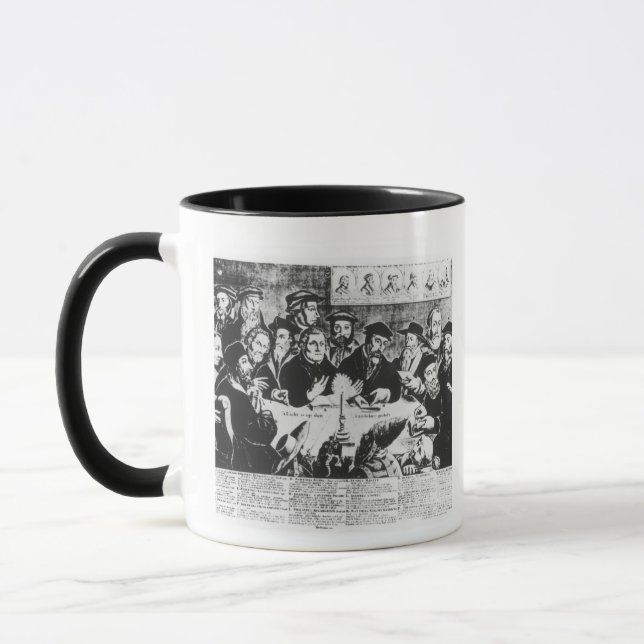 Calvin and Luther (engraving) Mug (Left)