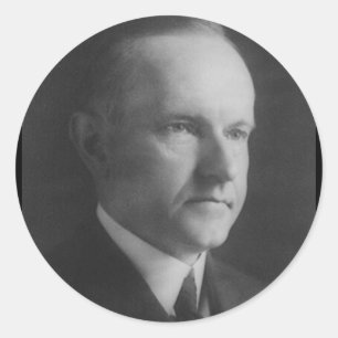 Calvin Coolidge 30 Classic Round Sticker