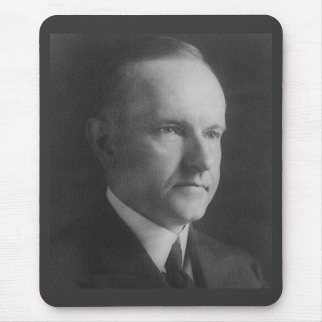 Calvin Coolidge Mouse Pad (Front)