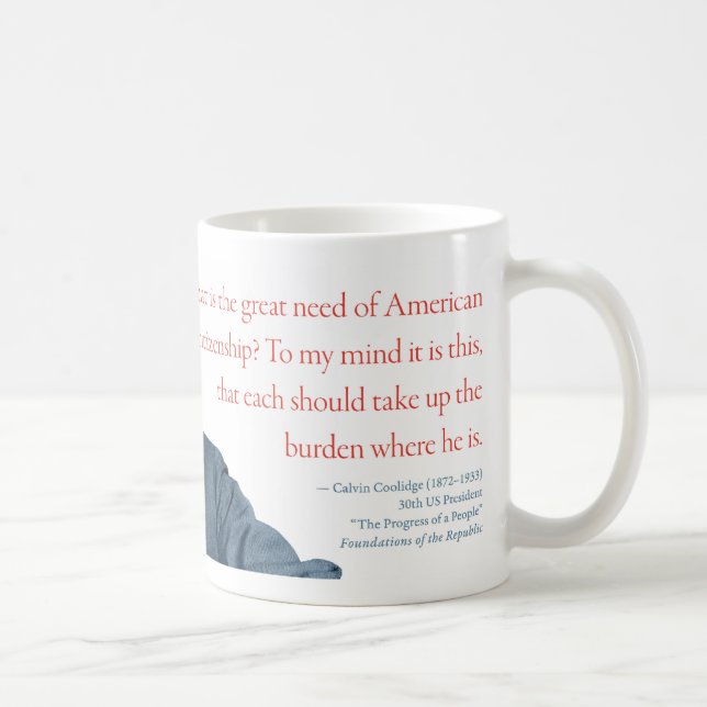 Calvin Coolidge Mug #21 (Right)