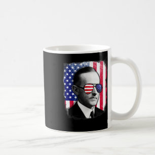 Calvin Coolidge Us Flag 4th Of July Coffee Mug