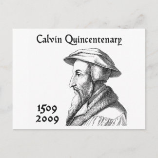 Calvin Quincentenary Postcard