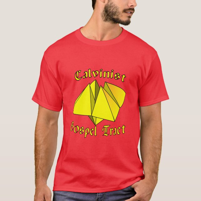 Calvinist Gospel Tract Shirt (Front)