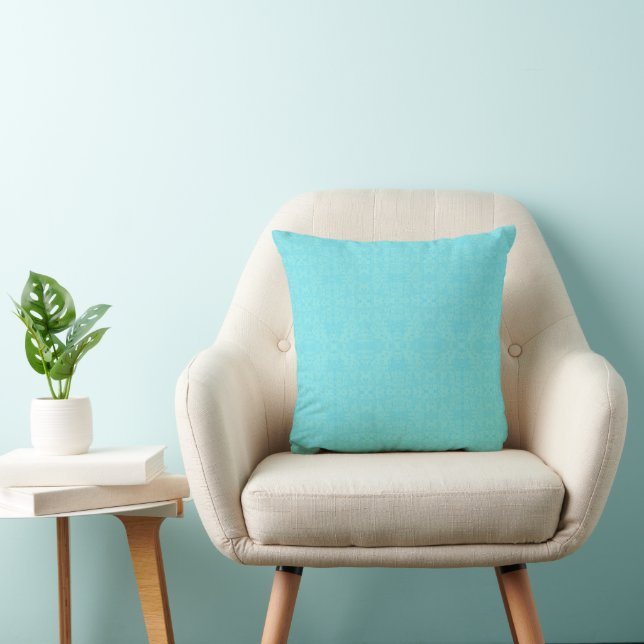 Calyne – Soft Aqua Blue Decorative Cushion (Chair)