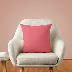 Calypso Coral Solid Colour Cushion