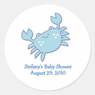 Calypso Crab Under the Sea Favour Stickers