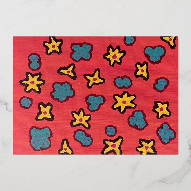 Calypso Foil Invitation (Front)