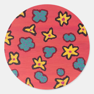 Calypso round sticker