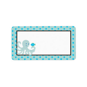 Calypso Sea Creature Mailing Address Label