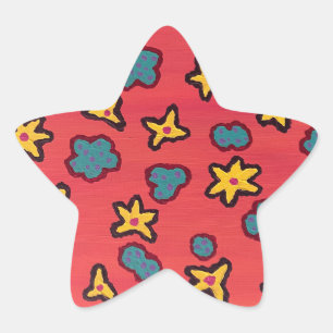 Calypso star sticker