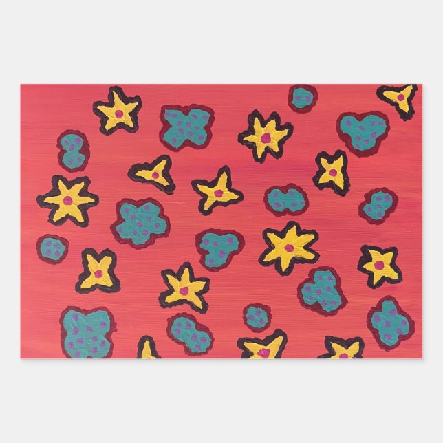 Calypso Wrapping Paper Sheets (Front)
