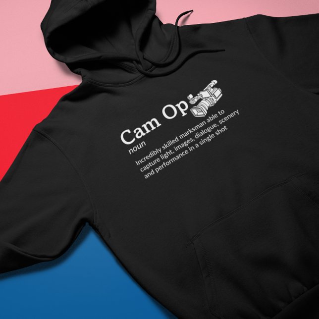 Cam Op Definition Dark Mode - Camera Team Hoodie (Creator Uploaded)