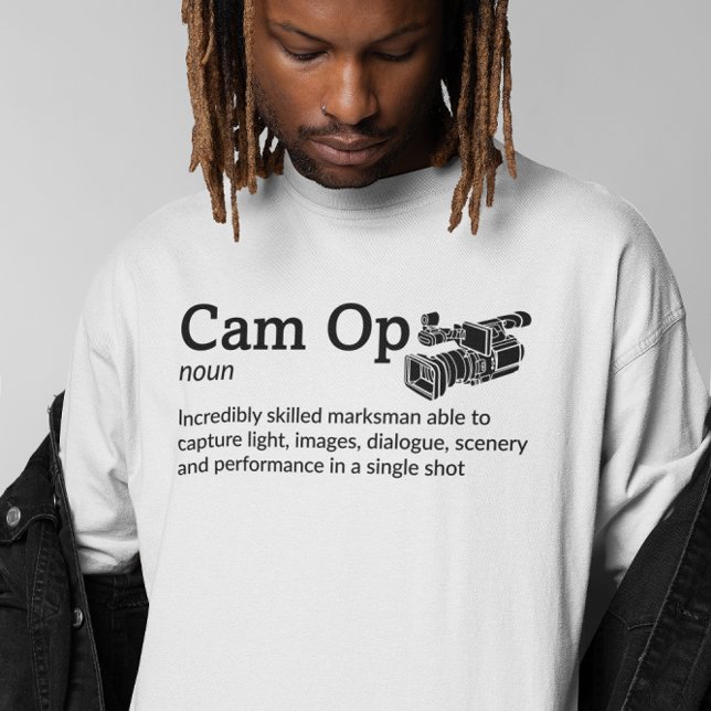 Cam Op Definition Light Mode - Camera T-Shirt (Creator Uploaded)